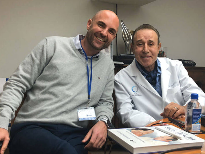 Dr. Niels Freitag bei der ZO Skin Health Schulung in Beverly Hills, 2018