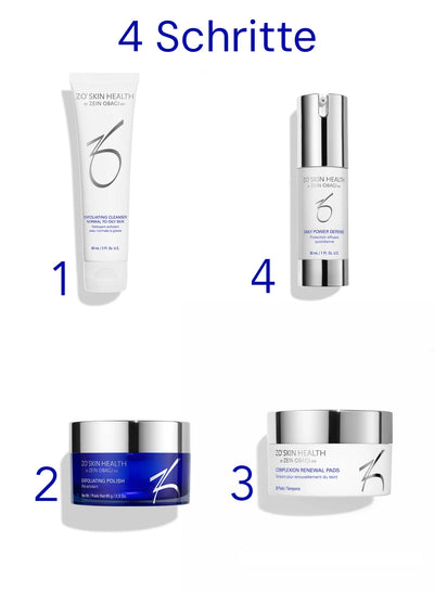 ZO Skin Health Daily Skincare Program - Anwendungsschritte